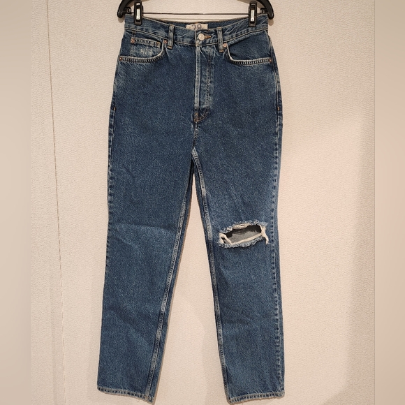 Free People Denim - Free People The Lasso Straight Leg Jeans Womens Size 28 High Rise